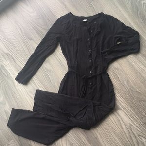 Black Cropped Old Navy Jumpsuit